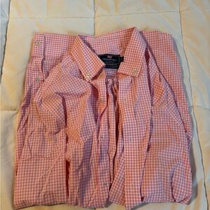 Vineyard Vines Pink Checkered Men's Shirt